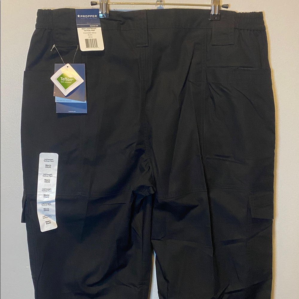 Propper Tactical Pants NWT Mens 40X32 Black Ripstop Cargo Utility Lightweight - Picture 10 of 17